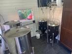 Brouwerij SS brewtech - compleet van maischkuip tot gisttank, Ophalen, Gebruikt