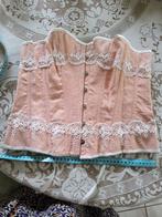 Rose corset, korset, gevoerd in nieuwstaat, nooit gedragen, Antiek en Kunst, Ophalen of Verzenden
