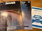 NL Folder, prijslijst en kleuren Saab 99 | 1982 - 1983, Ophalen of Verzenden, Zo goed als nieuw, Overige merken