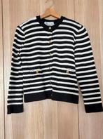 Zara zwart wit gestreept vestje met gouden knopen, Kleding | Dames, Maat 38/40 (M), Ophalen of Verzenden, Zo goed als nieuw, Zara