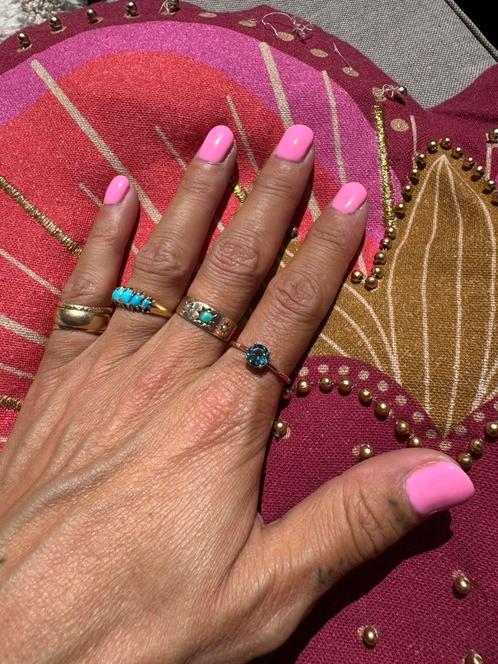 9 karaats gouden ring, Sieraden, Tassen en Uiterlijk, Ringen, Zo goed als nieuw, Dame, 17 tot 18, Goud, Ophalen