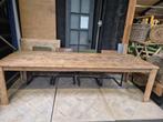Grenenhouten eettafel, 200 cm of meer, Zo goed als nieuw, Vijf personen of meer, Grenenhout