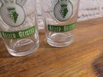Vintage KELLER GEISTER glaasjes, Gebruikt, Ophalen of Verzenden, Borrel- of Shotglas