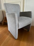 6x nette stoel op wieltjes, grijs, goede staat, Vijf, Zes of meer stoelen, Grijs, Gebruikt, Stof