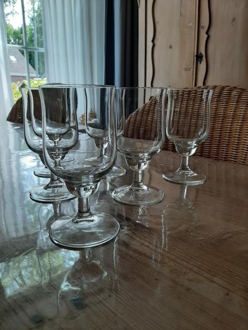 LEERDAM , SERIE AMBASADOR - 6 WIJNGLAZEN - LAAG MODEL, Huis en Inrichting, Keuken | Servies, Nieuw, Glas of Glazen, Effen, Overige materialen