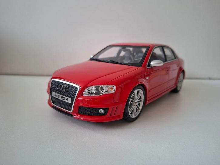 Audi RS4 (B7) Misano rood 2005 New!!! 1/18 Ot400, Hobby en Vrije tijd, Modelauto's | 1:18, Nieuw, Auto, OttOMobile, Ophalen of Verzenden