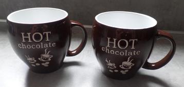 Chocolade mokken 2x beschikbaar voor biedingen