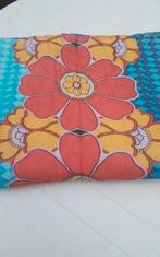 💐VINTAGE BLAUWE SLAAPZAK MET ORANJE-GELE BLOEMEN, Caravans en Kamperen, Ophalen of Verzenden, Zo goed als nieuw