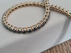 Bracelet 18kt gold with diamonds, Ophalen of Verzenden, Nieuw, Goud, Goud