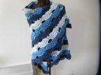 omslagdoek blauw tinten ==  denim  = spijker, Kleding | Dames, Mutsen, Sjaals en Handschoenen, Ophalen of Verzenden, Nieuw