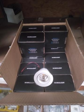 Partij 14 stuks LEDspot 4w. Kantelbaar, wit beschikbaar voor biedingen
