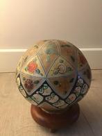 Oude jaren ‘60 kamelenhuidlamp met Naqashi-beschildering, Ophalen of Verzenden
