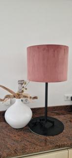 Light& living poeder rose lampenkap, Huis en Inrichting, Lampen | Lampenkappen, Ophalen of Verzenden, Zo goed als nieuw, Rond
