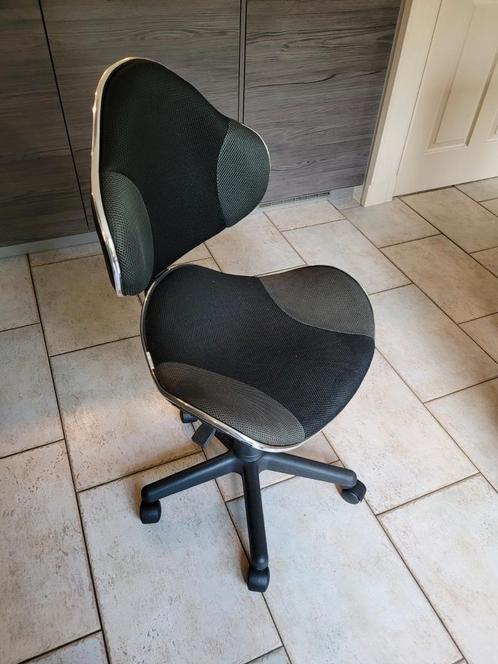 Kinderbureaustoel met gasveer Kiddy GTI-2, Huis en Inrichting, Bureaustoelen, Gebruikt, Bureaustoel, Zwart, Ergonomisch, Ophalen