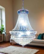 Kristallen kroonluchter swarovski zakkroonluchter zilver, Ophalen of Verzenden, Overige materialen