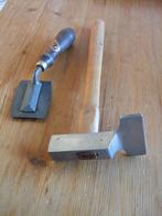 fineer hamer en zaag fineerhamer en fineerzaagje, Antiek en Kunst, Ophalen