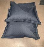 Grijze/spijkerachtige zitzakken, Ophalen of Verzenden, Zo goed als nieuw, Grijs