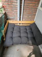 Pallet bank eventueel met kussen, Ophalen, Zo goed als nieuw