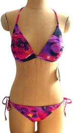 NIEUWE BAKU bikini, TAHITIAN TIESIDE, cranberry, Mt. 38 C, Kleding | Dames, Badmode en Zwemkleding, Nieuw, Bikini, Baku, Verzenden