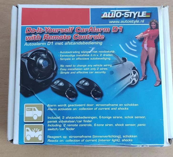 Auto Style Auto Alarm D1, Auto diversen, Anti-diefstal, Gebruikt, Ophalen of Verzenden