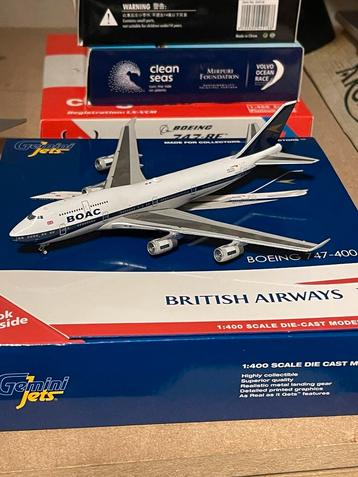 BOAC BOEING 747-400 GEMINI JETS 1:400 DIECAST 