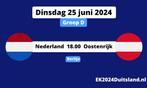 Nederland - Oostenrijk EK 2024, Tickets en Kaartjes, Sport | Voetbal, Juni, Losse kaart, Nederlands elftal, Eén persoon