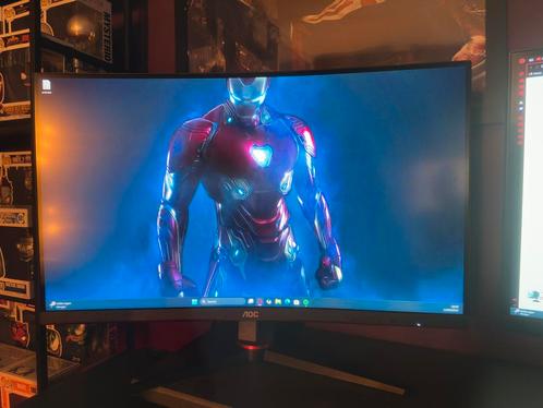 AOC 27" Curved Gaming Monitor (c27g2z3/BK), Computers en Software, Monitoren, Zo goed als nieuw, 201 Hz of meer, DisplayPort, DVI