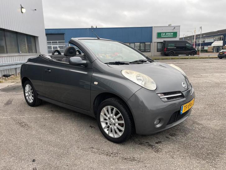 Nissan Micra Cabriolet 1.4 C+C Karaman Donker Grijs Metalic, Auto's, Nissan, Particulier, Micra, ABS, Airbags, Bluetooth, Boordcomputer