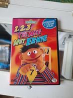 Sesamstraat 1,2,3 Tel Mee Met Ernie DVD, Gebruikt, Alle leeftijden, Ophalen of Verzenden, Educatief