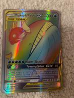 Magikarp & Wailord GX Rainbow Rare hij is in perfecte staat, Ophalen of Verzenden, Gebruikt, Losse kaart, Foil