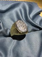 Gouden ring 18 kt met diamanten, Ophalen, 18 tot 19, Nieuw, Dame of Heer