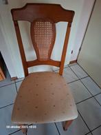Eetkamer stoelen blank eiken 6 stuks, Huis en Inrichting, Stoelen, Ophalen, Gebruikt, Bruin, Vijf, Zes of meer stoelen
