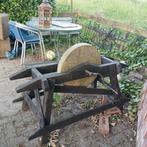 Slijpsteen oud decoratie gereedschap, Tuin en Terras, Ophalen, Gebruikt