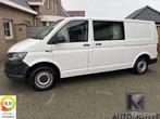 Volkswagen Transporter 2.0TSI L2 Dubbel Cabine|Benzine|6-per, Auto's, Voorwielaandrijving, Stof, Euro 6, 4 cilinders