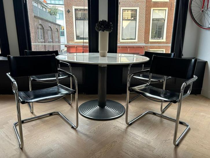 4 Mart Stam Freischwingers Cantilever Chairs by FASEM, Huis en Inrichting, Stoelen, Zo goed als nieuw, Vijf, Zes of meer stoelen