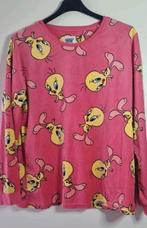 Looney Tunes sweater Tweety maat M velours, Kleding | Dames, Maat 38/40 (M), Loony tunes, Ophalen of Verzenden, Zo goed als nieuw