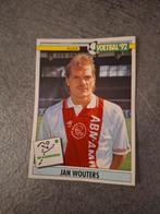 Panini sticker Voetbal 92. Speler Jan Wouters Ajax., Hobby en Vrije tijd, Verzenden, Zo goed als nieuw, Sticker