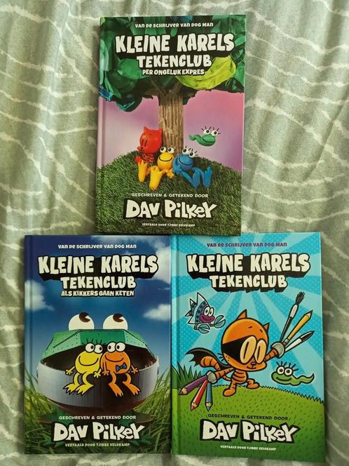 Nieuw - 3 delen Kleine Karels Tekenclub, Boeken, Kinderboeken | Jeugd | onder 10 jaar, Zo goed als nieuw, Ophalen of Verzenden