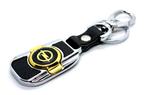 Opel Sleutelhanger | Leer, Metaal | Karabijnsluiting | Opel, Ophalen of Verzenden, Nieuw, Merk
