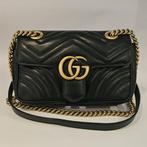 Gucci 520981 GG Marmont Small Shoulder Bag Black