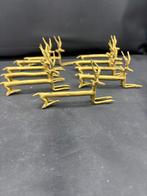 Vintage bronzen messenleggers antilope 10 st. West Afrika., Ophalen of Verzenden