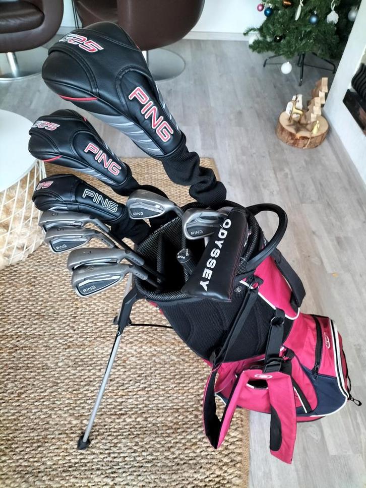 Ping G25/ I25/ G20 golfset + Odyssey Putter, Ogio Tas, Sport en Fitness, Golf, Gebruikt, Set, Ping, Ophalen