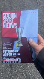 Programmaboekje Feyenoord - Aston Villa, Ophalen of Verzenden, Nieuw, Feyenoord
