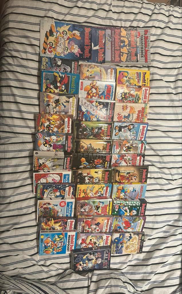 34 Donald Duck Pockets + 5 tijdschriften, Boeken, Stripboeken, Gelezen, Meerdere stripboeken, Ophalen of Verzenden