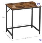 Tafeltje industrieel voor bureau/computer/sidetable, Ophalen, Metaal of Aluminium, Nieuw, 75 cm of meer