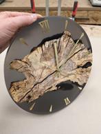 Uniek en grillig olijfhout voor epoxy werk klok tafel lamp, Huis en Inrichting, Tafels | Bijzettafels, Ophalen, Rond, Nieuw, 75 cm of meer