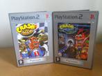 2 Crash Games PS2, Spelcomputers en Games, Games | Sony PlayStation 2, Vanaf 3 jaar, Avontuur en Actie, Gebruikt, Ophalen of Verzenden