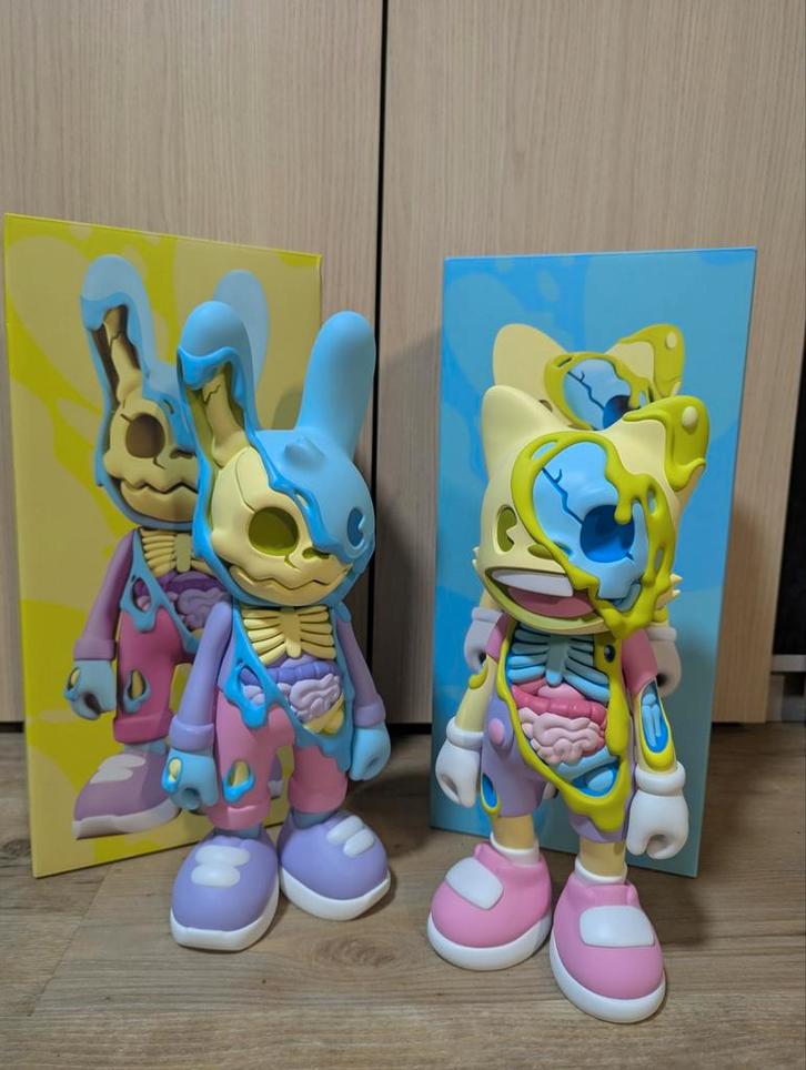 Superplastic Meltdown Set 'Lil Helpers, Verzamelen, Poppetjes en Figuurtjes, Zo goed als nieuw, Ophalen of Verzenden