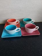 Yves Rocher LBVYR espresso kopjes en schotels jaren '70/'80, Ophalen of Verzenden, Porselein, Overige stijlen, Kop(pen) en/of Schotel(s)