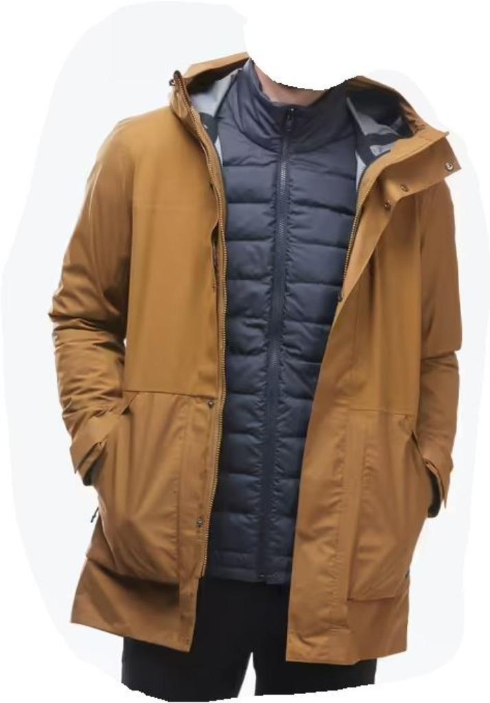 Vanguard Winterjas XXL bruin heren-3 jassen in 1! Nieuwstaat, Kleding | Heren, Jassen | Winter, Zo goed als nieuw, Overige maten